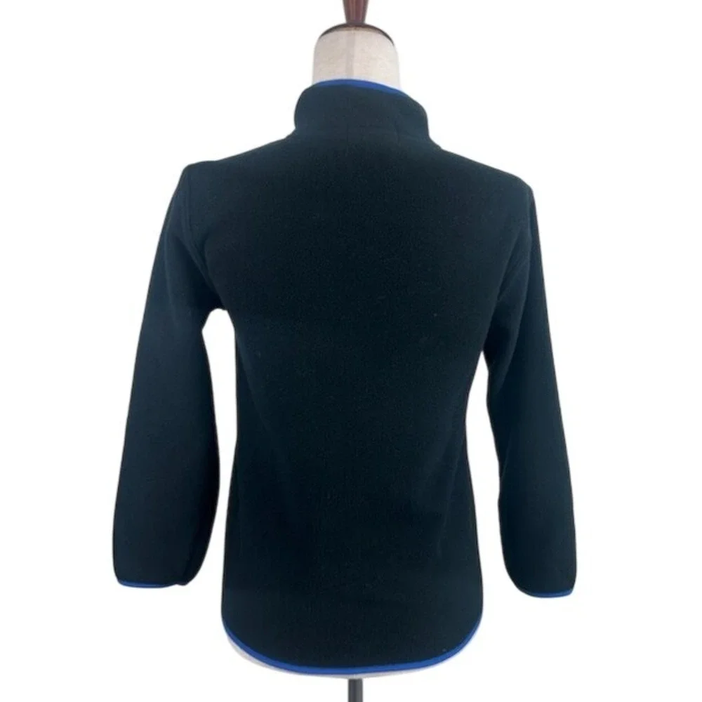 Polo‎ Ralph Lauren Fleece Jacket Girls Size Medium 10 12 Black Blue